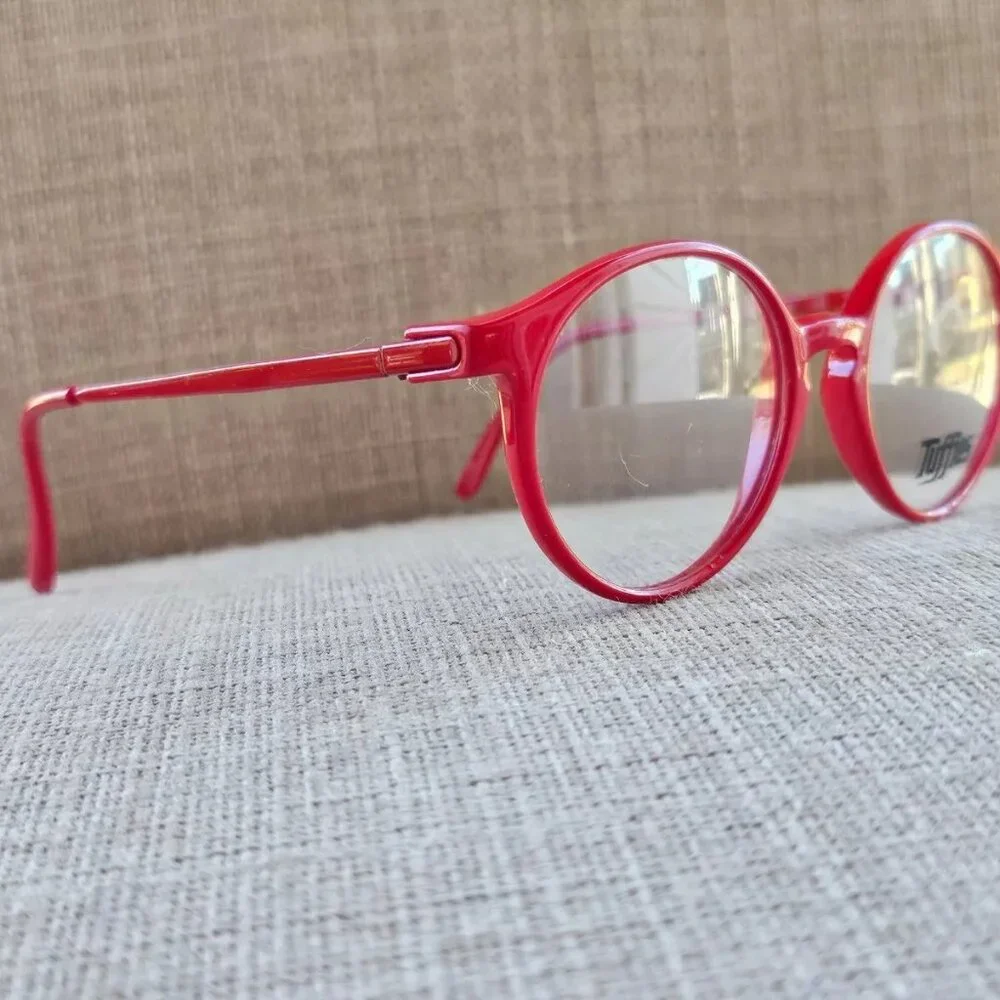 Tuffies Kids Eyeglasses Frame Red Glasses 41[]15 120 Made in Italy New